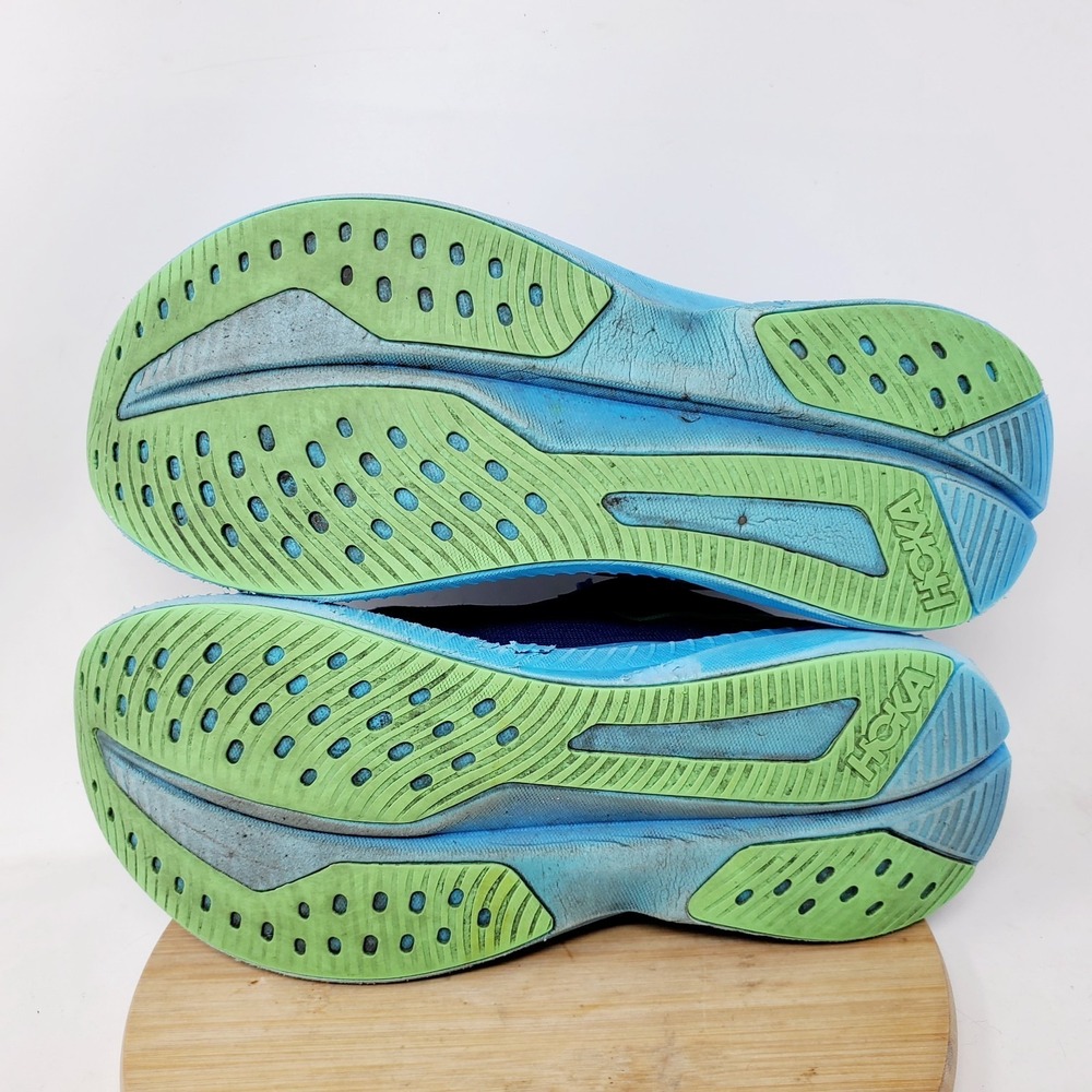 Hoka One One Mach 6 Running Shoes Mens 11.5 D Blue Athletic Comfort Sneaker - Picture 15 of 16
